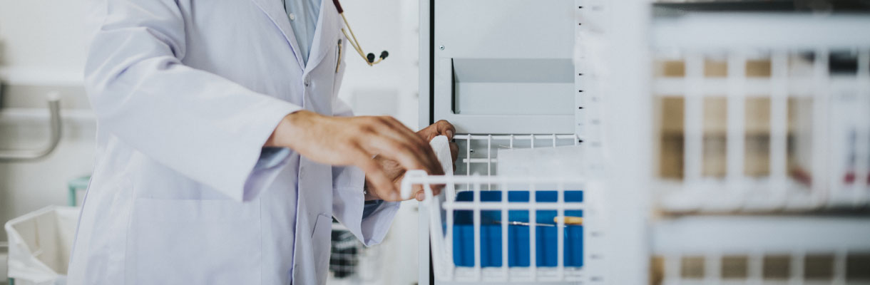 Medical-Drawers_1220x400 Man looking through drawer with medical supplies