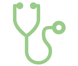 Icon of a stethoscope